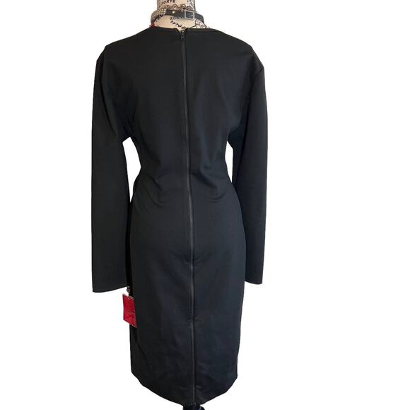 Giani Bini Black White Open Back Dress Large NWT - Picture 4 of 6